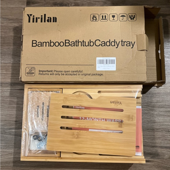 Bamboo Caddy Tray - Picture 5 of 5